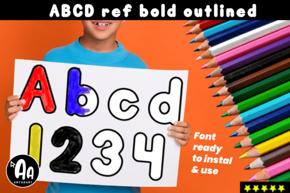 Abcd Ref Bold Outlined: A Designer’s Typeface Choice