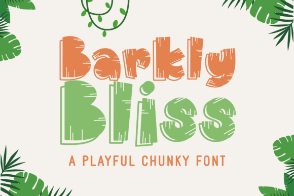 Barkly Bliss Font for Handmade Product Design