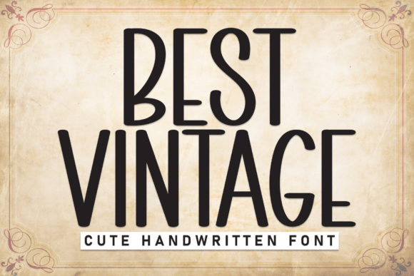 Best Vintage Typeface for Relaxed Editorial Design
