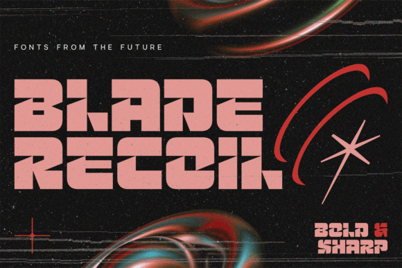 Blade Recoil: The Ultimate Display Font for Crafters