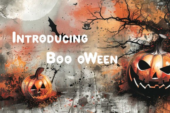 Boo Oween: A Playful Display Font for Makers