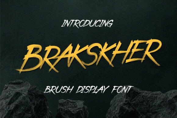 Brakskher: The Expressive Brush Font for Makers