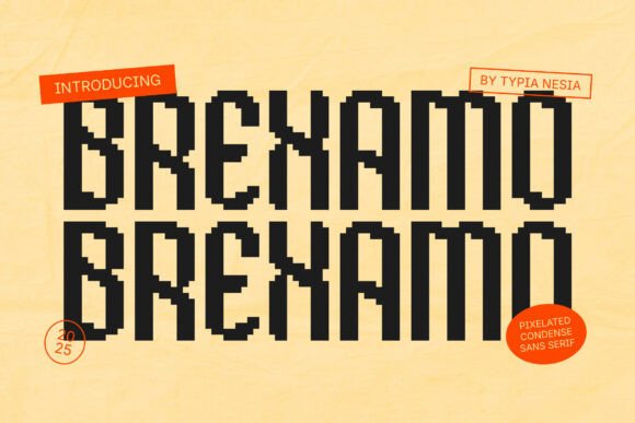 Brexamo: The Retro Pixel Font for Crafters