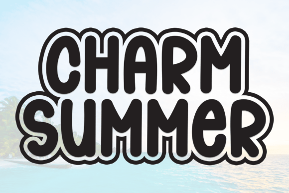 Charm Summer: A Warm Display Font for Editorial Design