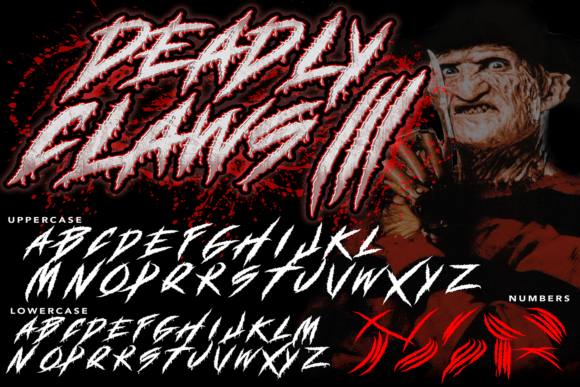Deadly Claws: A Bold Display Typeface for Editorial Impact