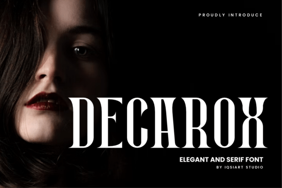Decarox: A Serif Typeface for Elegant Editorial Design