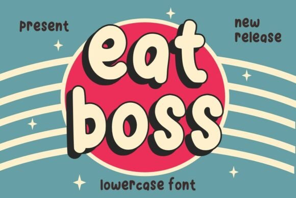 Eat Boss: The Cute Display Font for Bold Branding