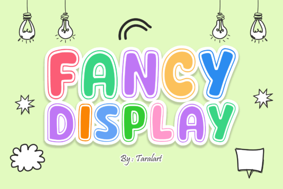 Fancy Display Font for Handmade Product Design