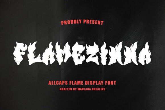 Flamezinna Typeface for Bold Editorial Design