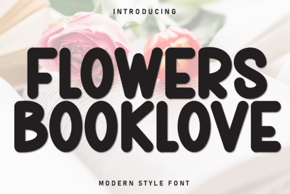 Flowers Booklove: A Typeface for Calm Branding