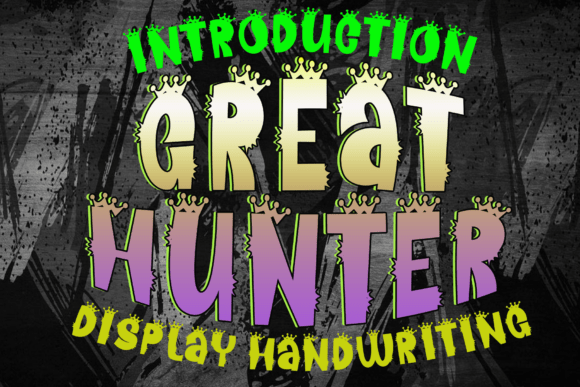 Great Hunter: Bold Display Fonts for Gaming