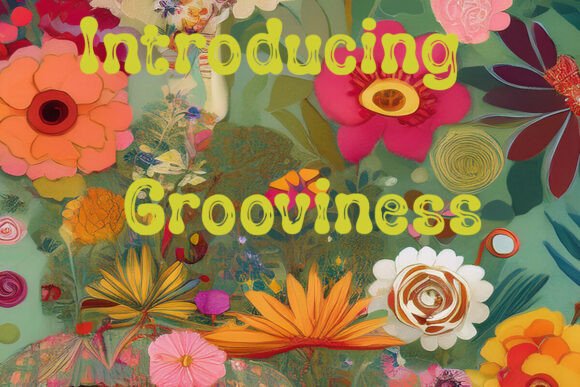 Grooviness: A Playful Display Font for Modern Editorial Design