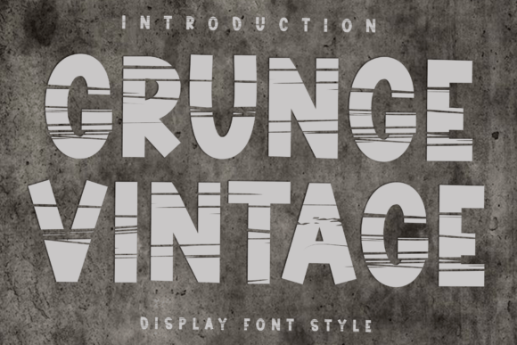 Grunge Vintage Typeface for Bold Branding