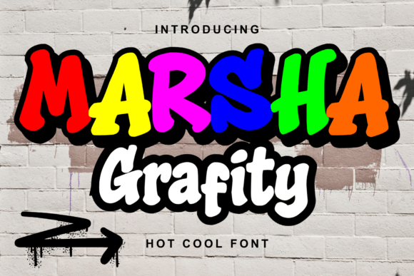 Marsha Grafity Typeface for Bold Branding