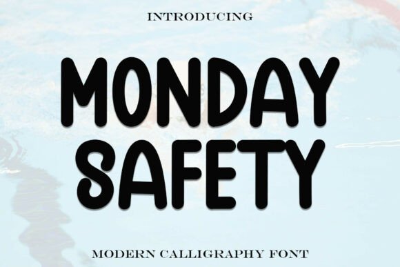 Monday Safety Font for Crafters