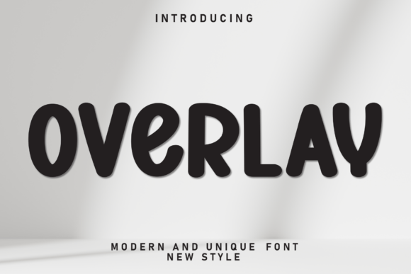 Overlay Font for Crafters and Makers