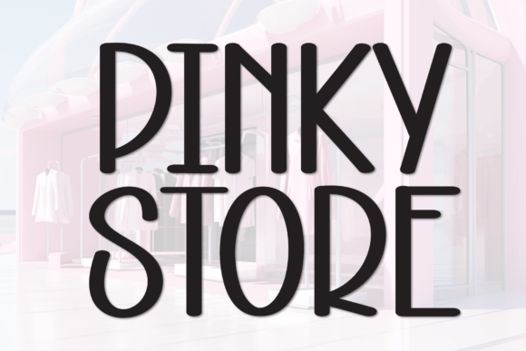 Pinky Store Font for Playful Branding