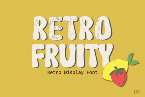 Retro Fruity: A Bold Typeface for Branding