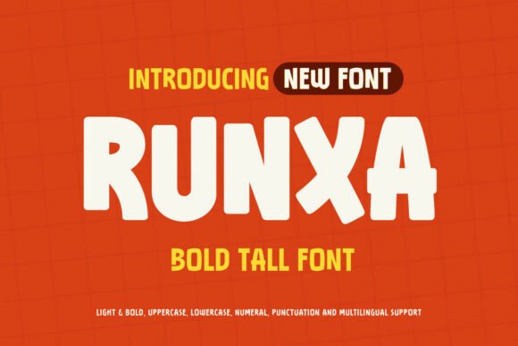 Runxa Typeface: Bold Display Fonts for Impact