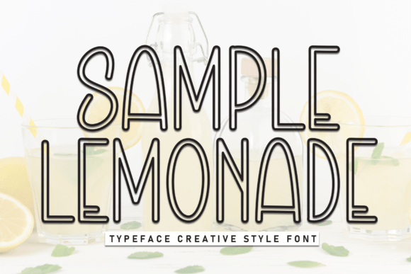 Sample Lemonade Display Font for Web Design