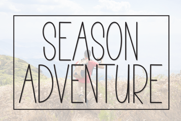 Season Adventure: The Ultimate Display Font for Modern Design
