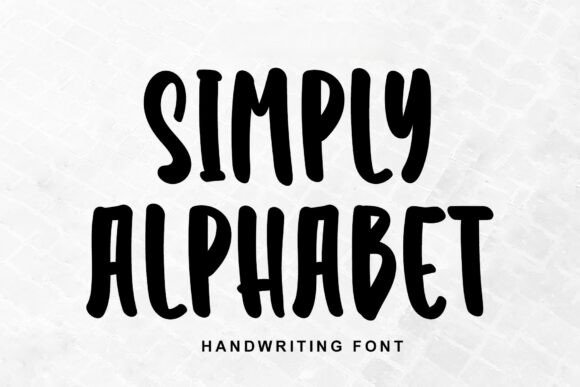 Simply Alphabet: A Playful Display Font for Crafters