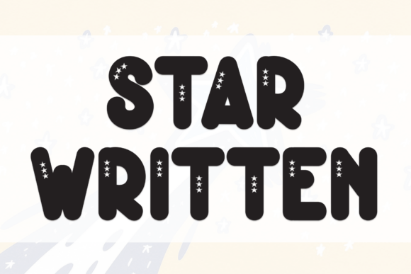 Star Written: A Handwritten Font for Friendly Branding