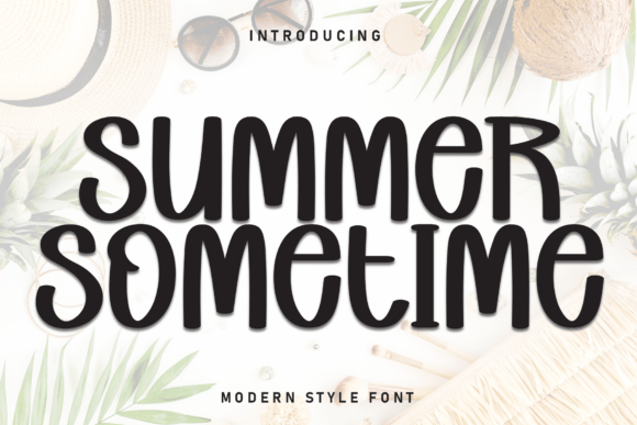 Summer Sometime Typeface for Clear Campaigns
