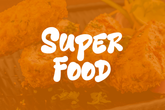 Super Food: A Bold Display Font for Makers