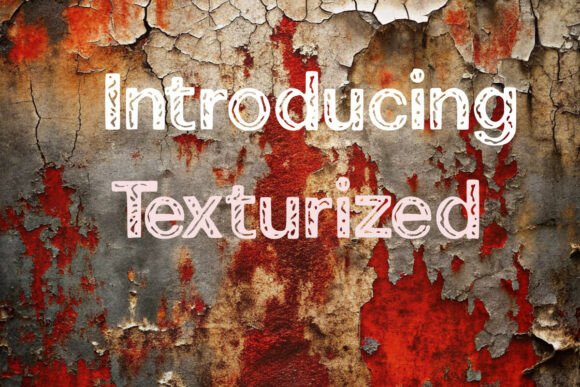 Texturized: A Bold Display Font for Modern Branding