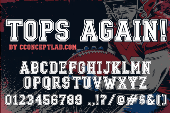 Tops Again: The Ultimate Stencil Font for Crafters