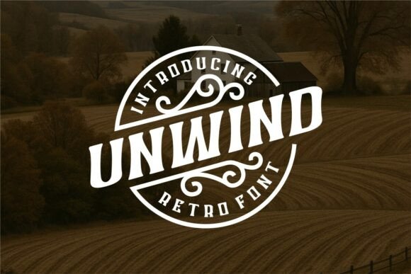Unwind Font: A Retro Display Typeface for Makers