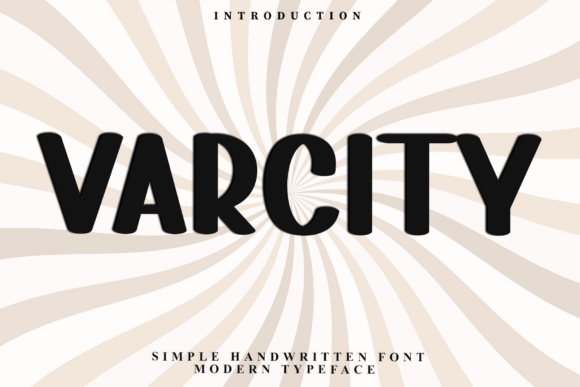 Varcity Typeface for Festive Web Design