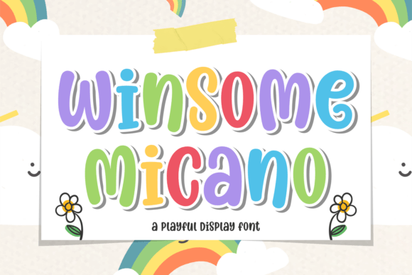 Winsome Micano: The Playful Display Font for Bold Campaigns